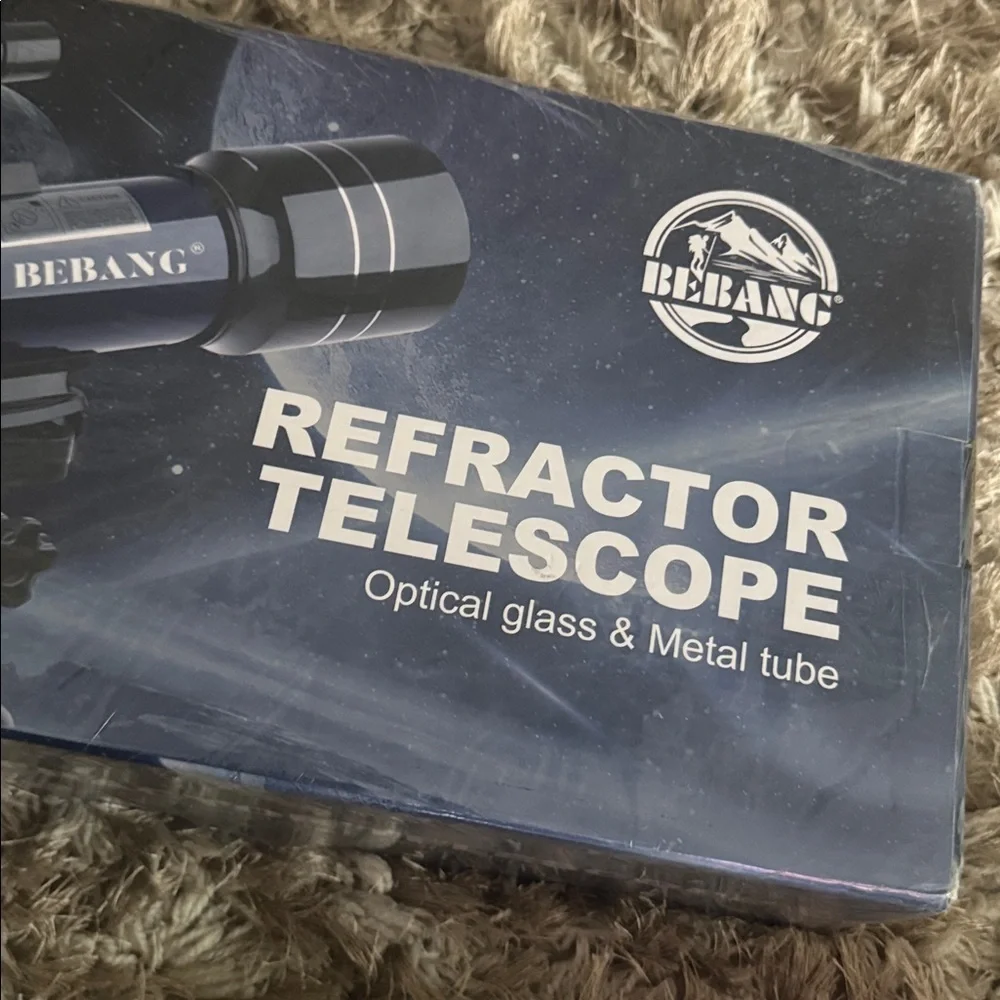 Blue Telescope with Tripod